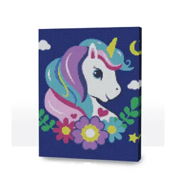 UNICORNIO MAGICO - LIENZO DIAMOND 30X40