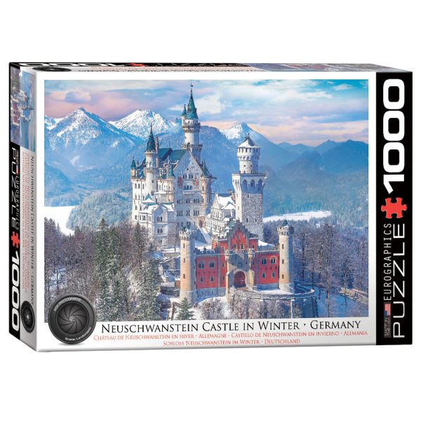 1000 PIEZAS - HDR-NEUSCHWANSTEIN IN WINTER