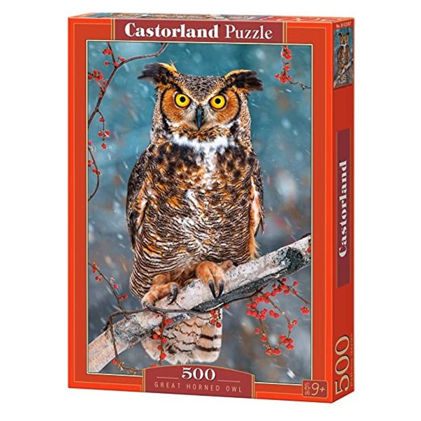 Cuy Games - 500 PIEZAS - GREAT HORNED OWL -