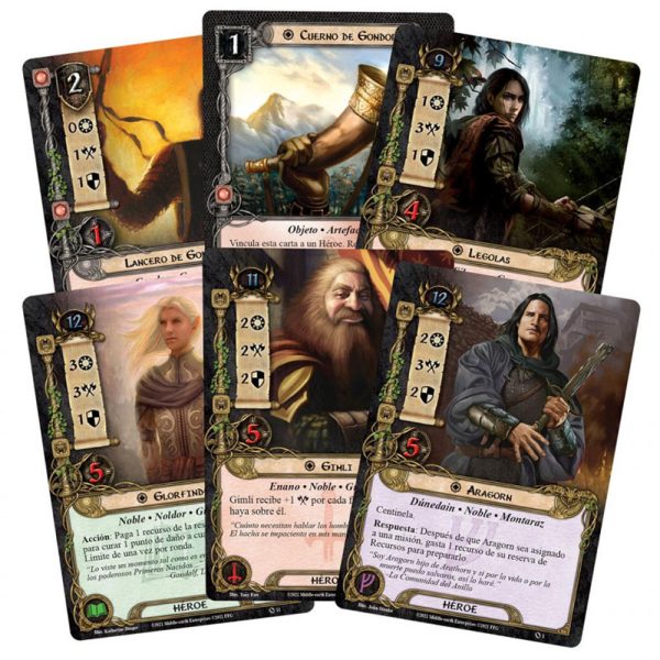 Cuy Games - EL SEÑOR DE LOS ANILLOS LCG CAJA BASICA ED. REVISADA -