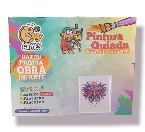 Cuy Games - CUADRO PINTURA AL OLEO - BUHO 40X50 -