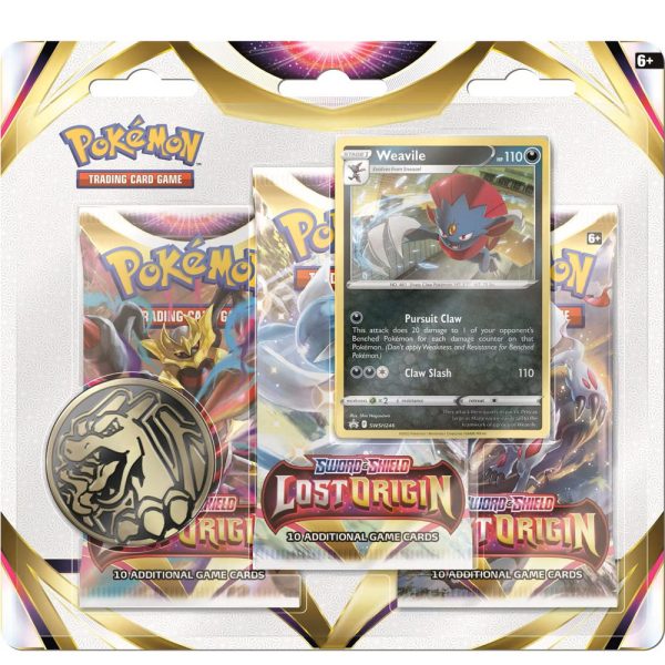 Cuy Games - POKEMON 3 PACK BLISTER - LOST ORIGIN -