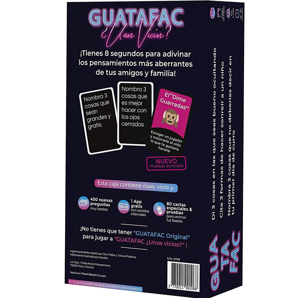 GUATAFAC ¿UNOS VICIOS? - Cuy Games