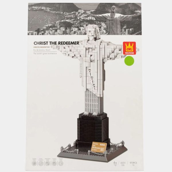 Cuy Games - CONSTRUCCION DE BLOQUES - 973 PIEZAS - CHRIST THE REDEEMER -