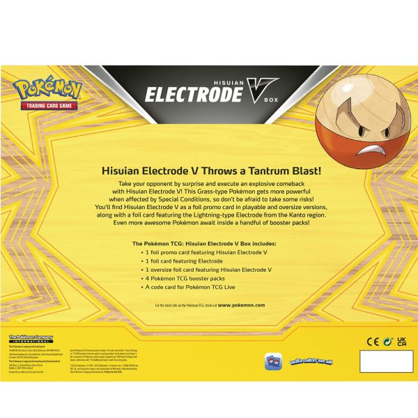 Cuy Games - POKEMON - TCG: HISUIAN ELECTRODE V BOX -