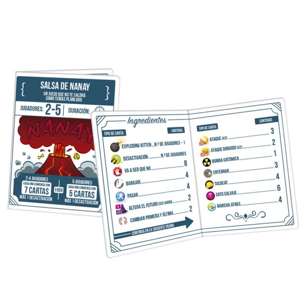 Cuy Games - EXPLODING KITTENS: RECETAS DEL DESASTRE -