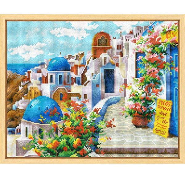 Cuy Games - LIENZO DIAMOND - LOVE SEA - CLASIC AZUL 43X54CM -