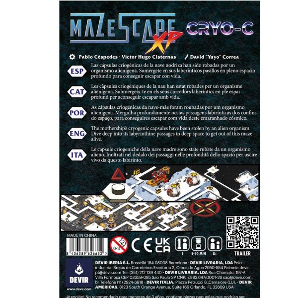 Cuy Games - MAZESCAPE - CRYO-C -