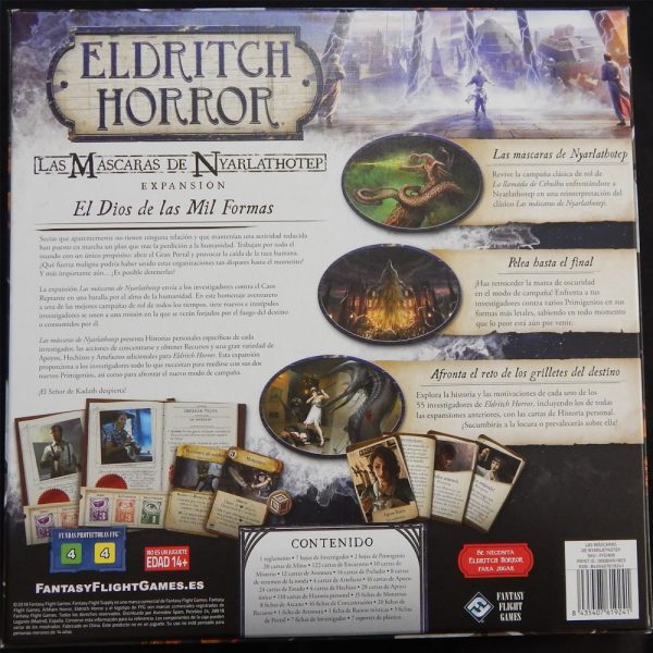 Cuy Games - ELDRITCH HORROR LAS MASCARAS DE NYARLATHOTEP -