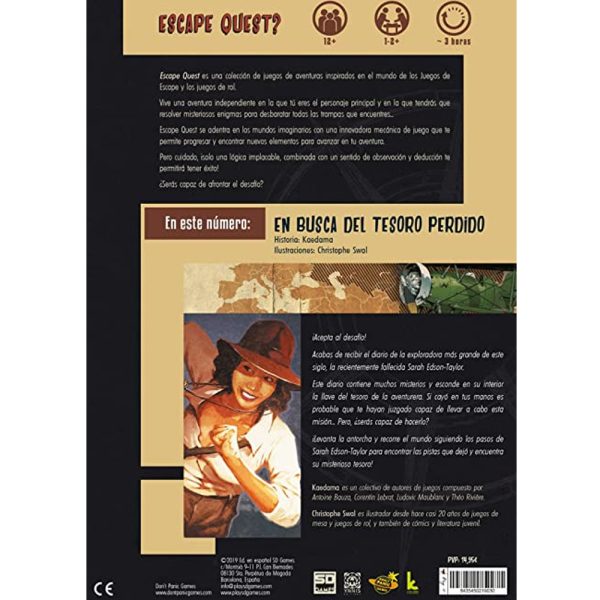 Cuy Games - ESCAPE QUEST 1 EN BUSCA DEL TESORO PERDIDO -