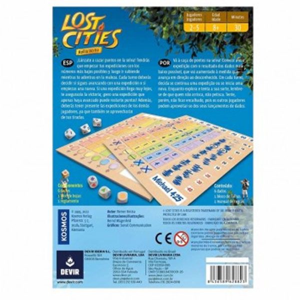 Cuy Games - LOST CITIES ROLL WRITE -