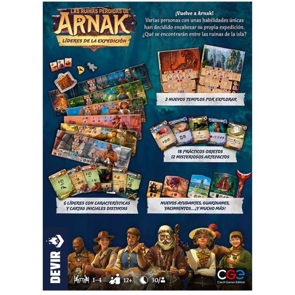 Cuy Games - LAS RUINAS PERDIDAS DE ARNAK LIDERES DE LA EXPEDICION -