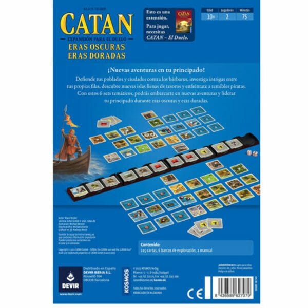 Cuy Games - CATAN DUELO ERAS OSCURAS, ERAS DORADAS -