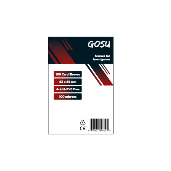 GOSU - FUNDA 43X65MM PREMIUM 100 UND FOR BOARDGAMES