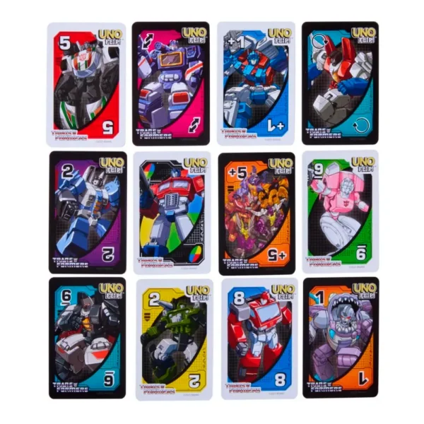 Cuy Games - CARTAS UNO FLIP TRANSFORMERS -