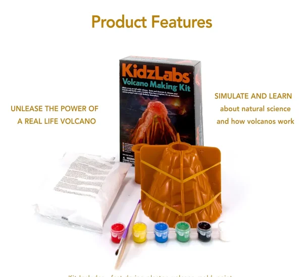 Cuy Games - KIDZ LABS - VOLCANO MAKING KIT -