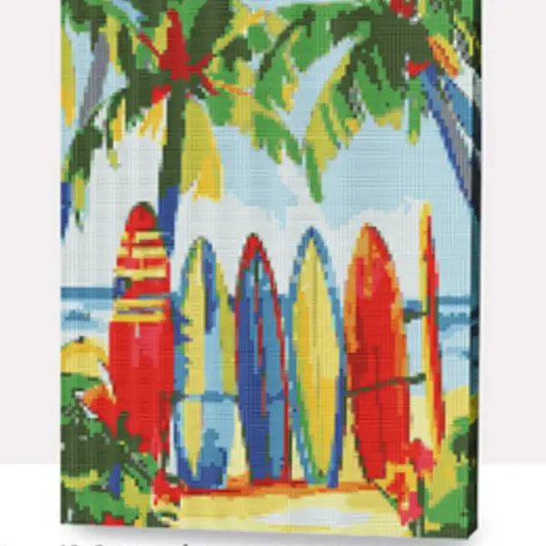 ESPIRITU SURFERO LIENZO DIAMOND 30X40