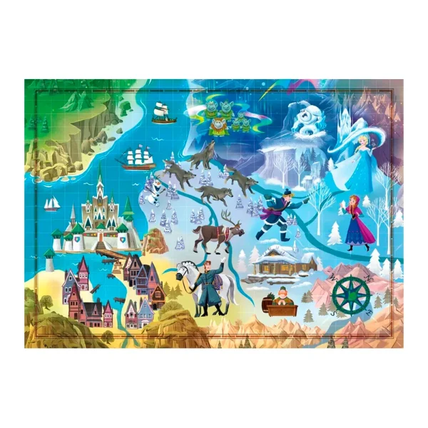 Cuy Games - 1000 PIEZAS - MAPA FROZEN 39784 -