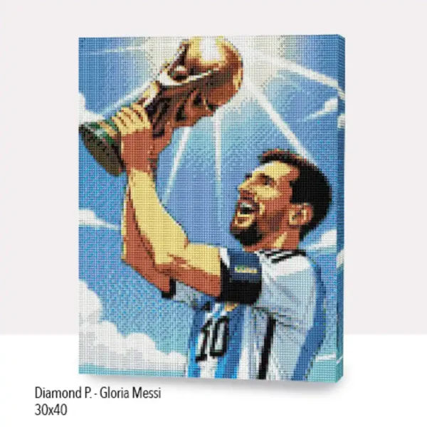 GLORIA MESSI LIENZO DIAMOND 30X40