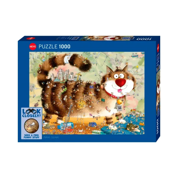 1000 PIEZAS - LOOK CLOSELY AT THE CAT