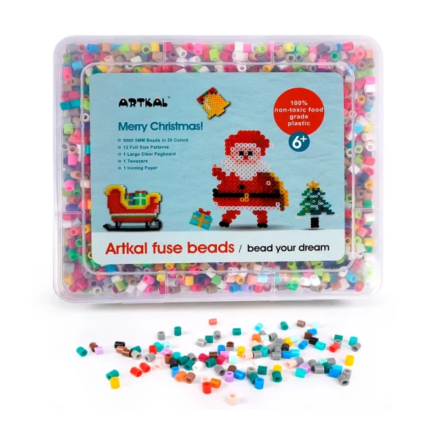 FUSE BEADS KIT NAVIDAD 5MM