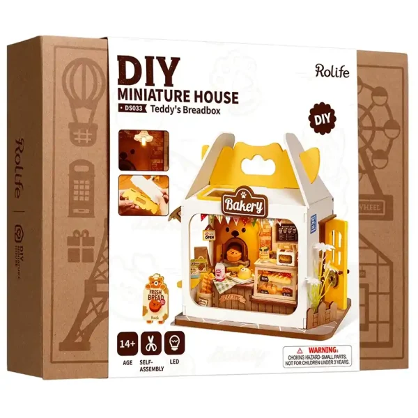 DS033 TEDDYS BREADBOX