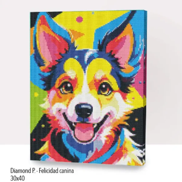 FELICIDAD CANINA LIENZO DIAMOND 30X40